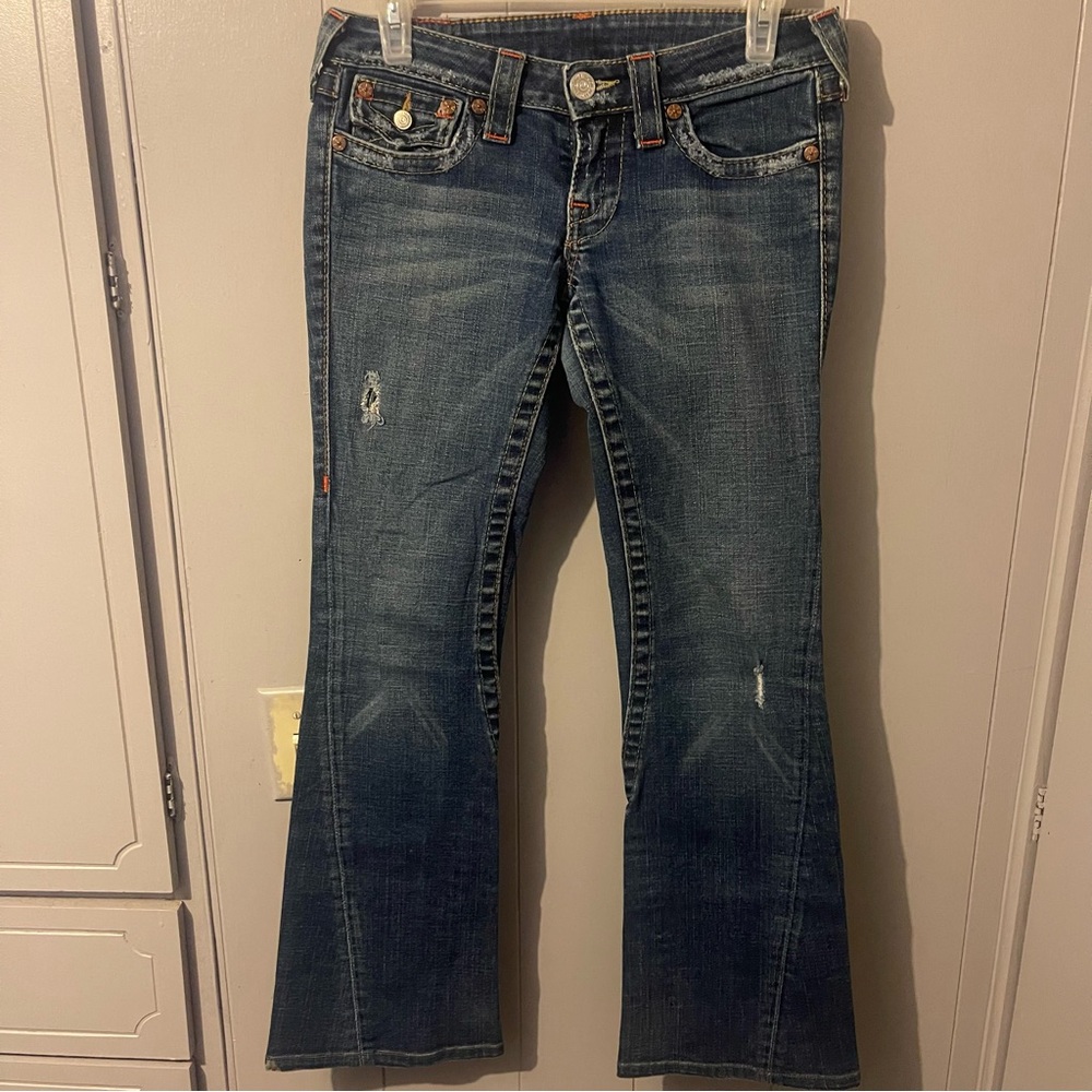 True Religion Brand Jeans Vintage Low Rise Flare